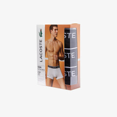 Pack Of 3 Casual Black Boxer Briefs | Lacoste Mens