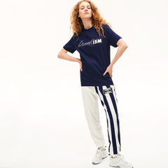 Unisex LIVE Lacostism Print Cotton T-Shirt | Lacoste Mens|Womens