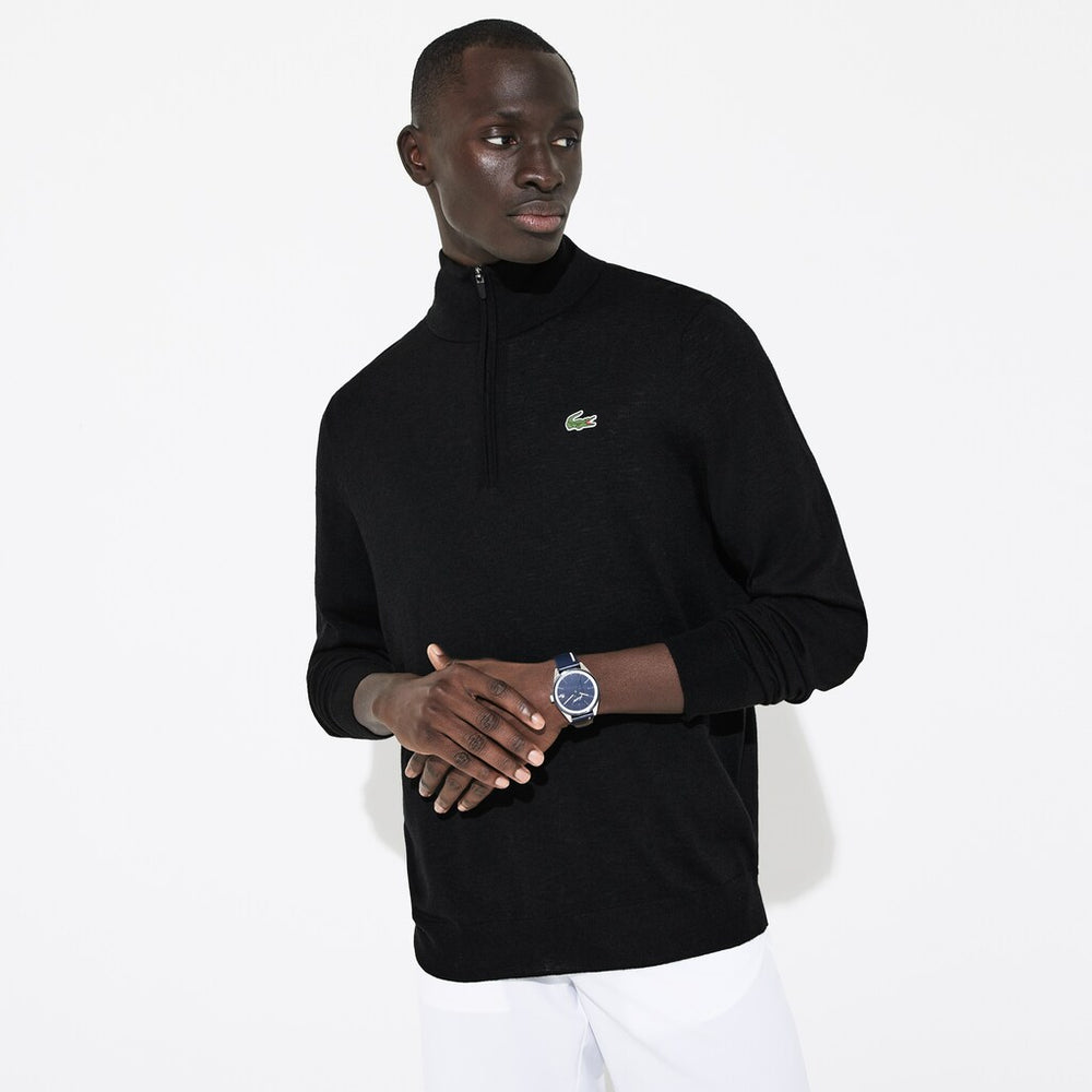 SPORT Breathable-Knit Zip-Up Golf Sweater | Lacoste Mens