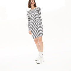Wo Nautical Ribbed Cotton Dress | Lacoste Womens