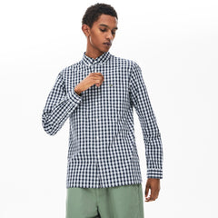 Slim Fit Long-Sleeve Wool Shirt | Lacoste Mens