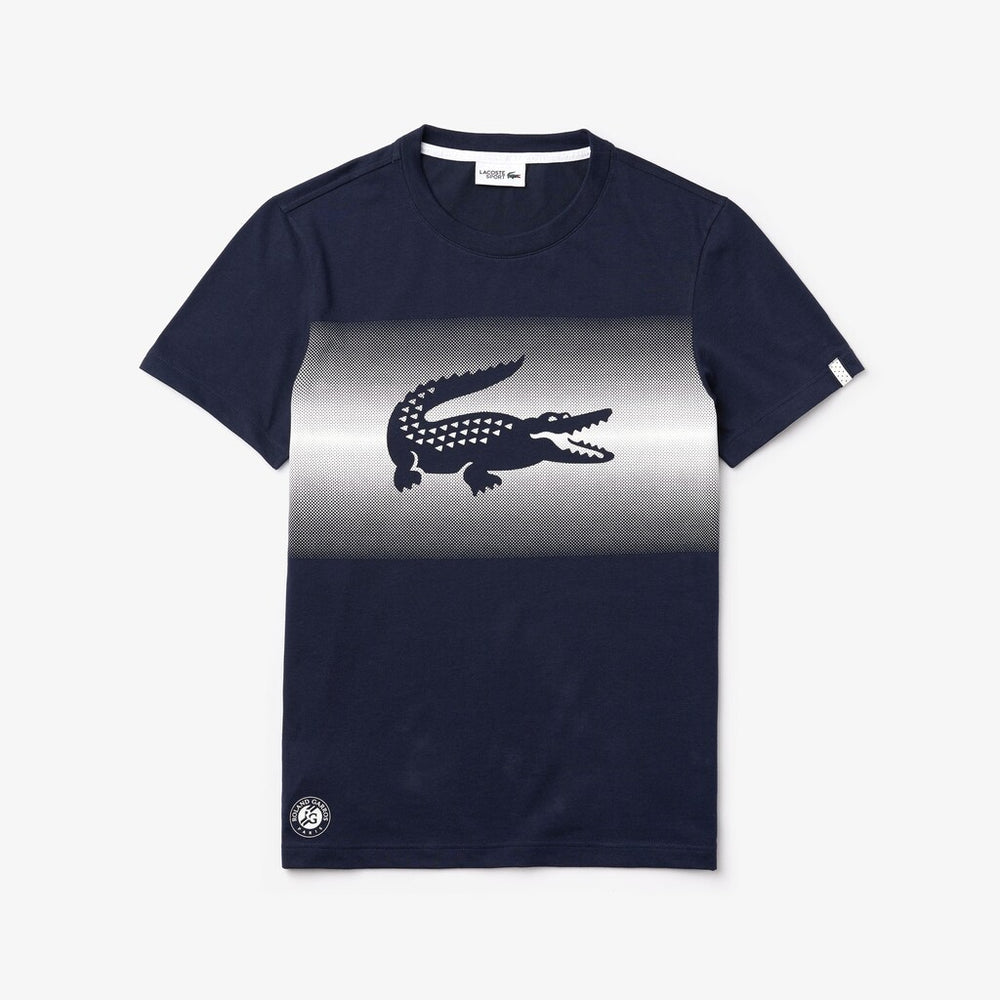 SPORT Roland Garros Croc-Print T-Shirt | Lacoste Mens
