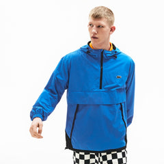 Unisex LIVE Water- Resistant Pullover Windbreaker | Lacoste Mens|Womens