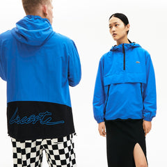 Unisex LIVE Water- Resistant Pullover Windbreaker | Lacoste Mens|Womens