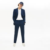 LIVE Fine Pinstriped Wool Suit Pants | Lacoste Mens