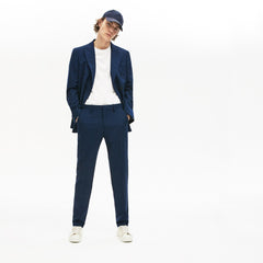 LIVE Fine Pinstriped Wool Suit Pants | Lacoste Mens