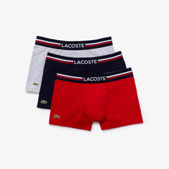 Pack Of 3 Iconic Boxer Briefs With Three-Tone Waistband | Lacoste Mens