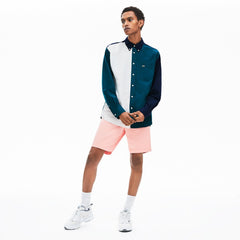 Color-Block Cotton Shirt | Lacoste Mens