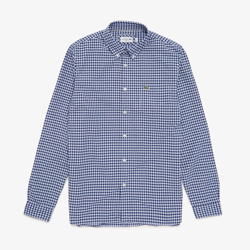 Regular Fit Cotton Shirt | Lacoste Mens