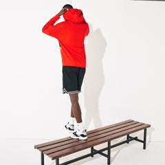 SPORT Logo and Banded Stripe Hoodie | Lacoste Mens
