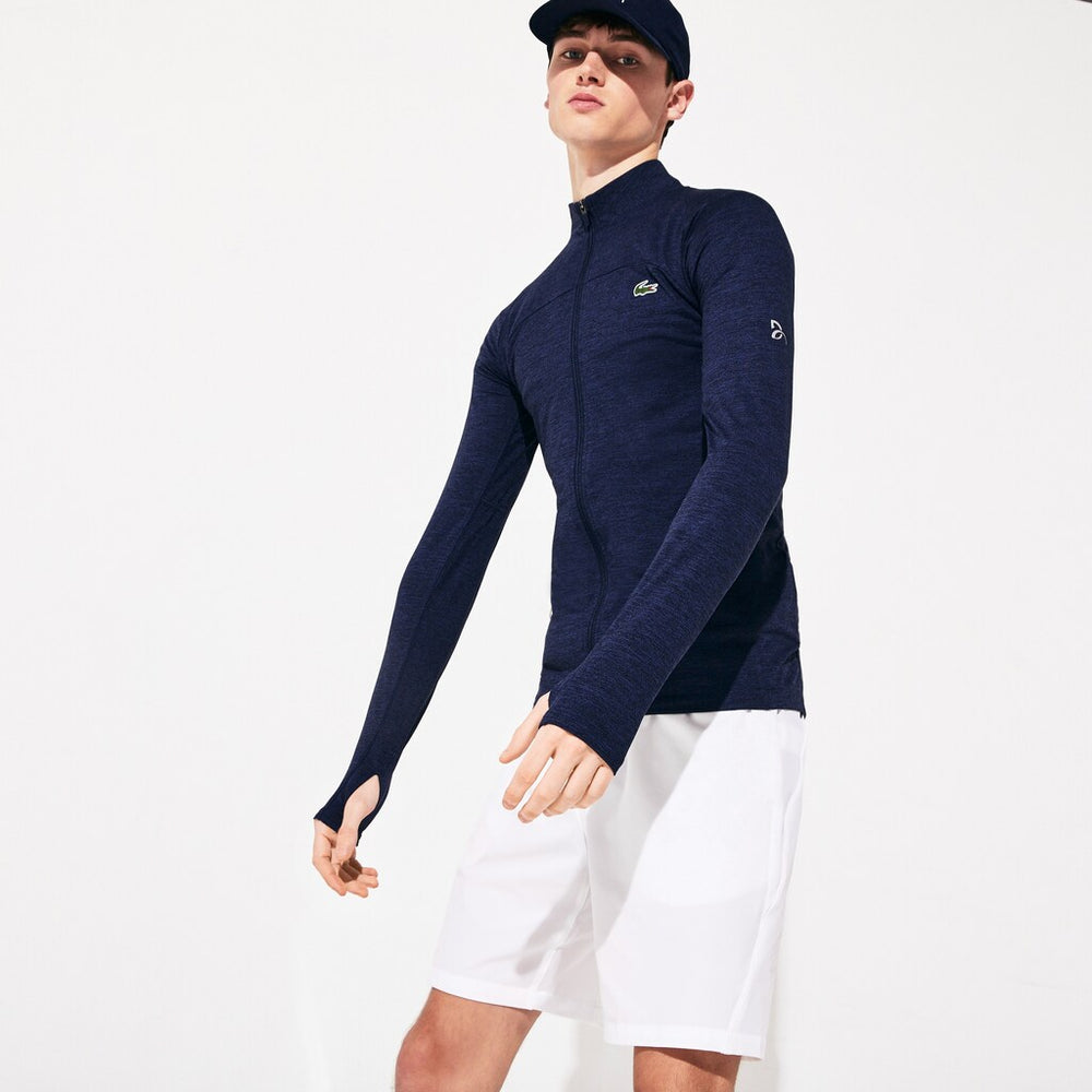 SPORT Novak Djokovic Stretch Zippered Jacket | Lacoste Mens
