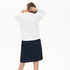 Wo Made in France Crew Neck Organic Cotton Sweatshirt | Lacoste Womens
