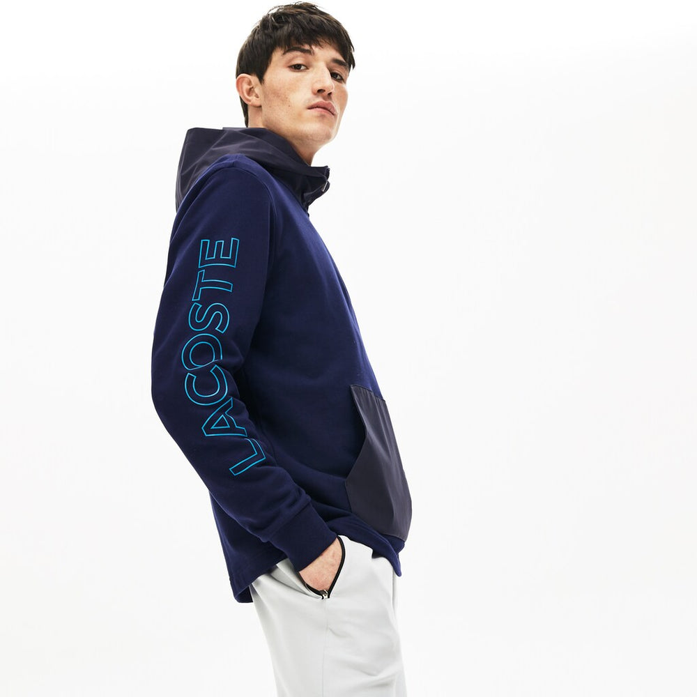 Hooded Color-Block Zip Up Sweatshirt | Lacoste Mens