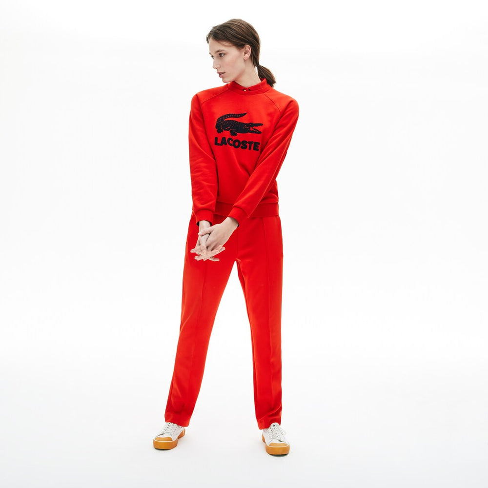 Wo Printed Fleece Sweatshirt | Lacoste Womens