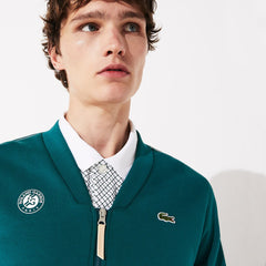 SPORT Roland Garros V-Neck Zip Sweatshirt | Lacoste Mens