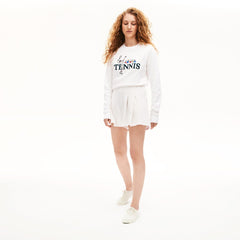 Unisex LIVE Embroidered Tennis Sweatshirt | Lacoste Mens|Womens