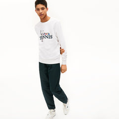 Unisex LIVE Embroidered Tennis Sweatshirt | Lacoste Mens|Womens