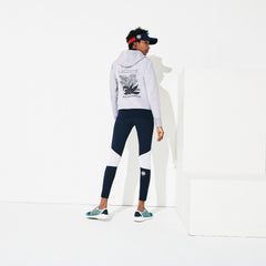 Wo SPORT Roland Garros Print Zip-Up Sweatshirt | Lacoste Womens