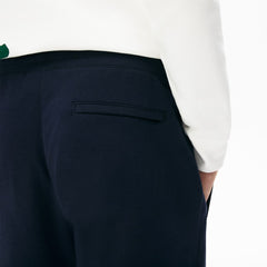 Pleated Cotton-Silk Track Pants | Lacoste Mens