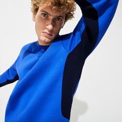 SPORT Two-Tone Fleece Crew Neck Sweatshirt | Lacoste Mens