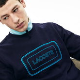 Motion Regular Fit Crew Neck Cotton Sweatshirt | Lacoste Mens