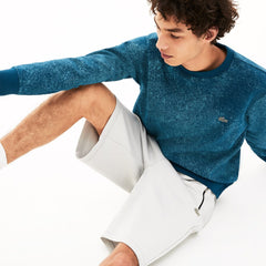 Motion Textured Crew Neck Sweatshirt | Lacoste Mens