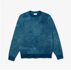 Motion Textured Crew Neck Sweatshirt | Lacoste Mens