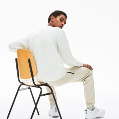 Signature Print Crew Neck Sweatshirt | Lacoste Mens