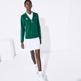 Wo SPORT Roland Garros V-Neck Zip-Up Sweatshirt | Lacoste Womens