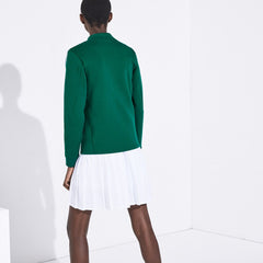 Wo SPORT Roland Garros V-Neck Zip-Up Sweatshirt | Lacoste Womens