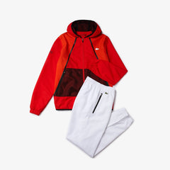 SPORT Mesh Inset Hooded Colorblock Tracksuit | Lacoste Mens