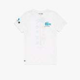 Wo SPORT Miami Open Palm Tree Print T-shirt | Lacoste Womens