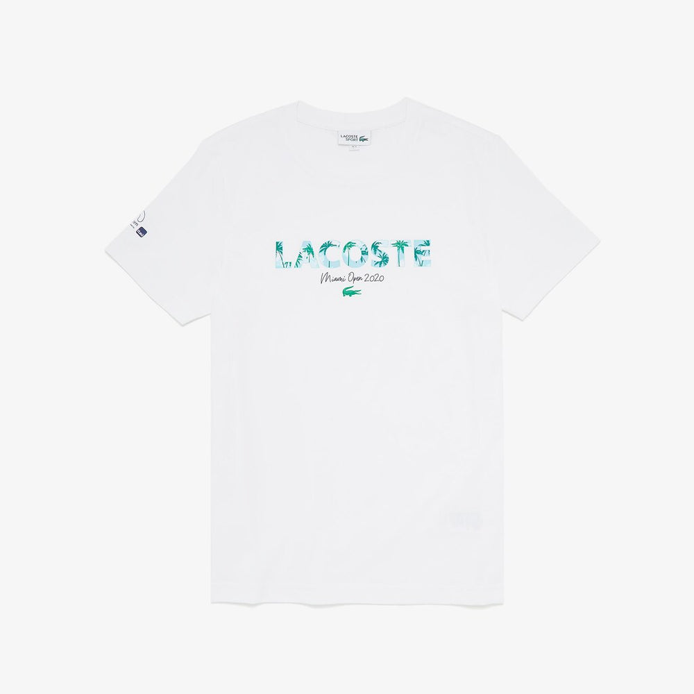 SPORT Miami Open Print Breathable T-shirt | Lacoste Mens