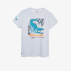 Wo SPORT Miami Open Crocodile Print T-shirt | Lacoste Womens