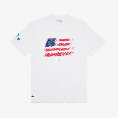 SPORT Miami Open Flag Print T-shirt | Lacoste Mens