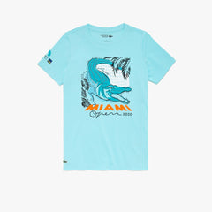 Wo SPORT Miami Open Crocodile Print T-shirt | Lacoste Womens