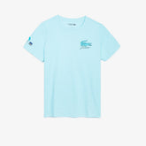 Wo SPORT Miami Open Palm Tree Print T-shirt | Lacoste Womens