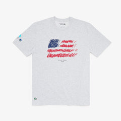 SPORT Miami Open Flag Print T-shirt | Lacoste Mens