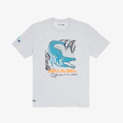SPORT Miami Open Crocodile Print T-shirt | Lacoste Mens
