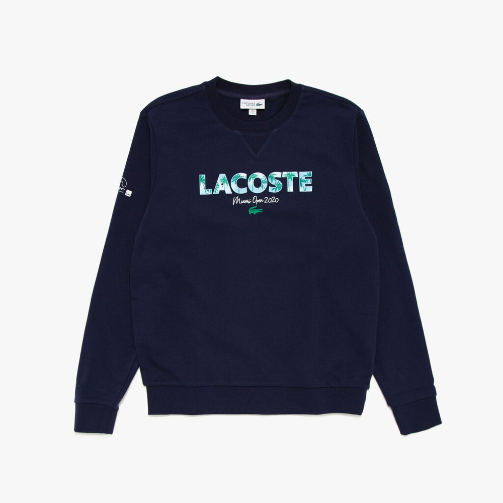SPORT Miami Open Print Fleece Sweatshirt | Lacoste Mens