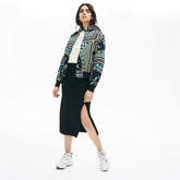 Wo LIVE Slit-Front Knit Skirt | Lacoste Womens
