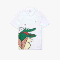Unisex Lacoste x Jean-Michel Tixier Print Classic Fit Polo Shirt | Lacoste Mens|Womens