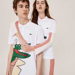 Unisex Lacoste x Jean-Michel Tixier Print Classic Fit Polo Shirt | Lacoste Mens|Womens