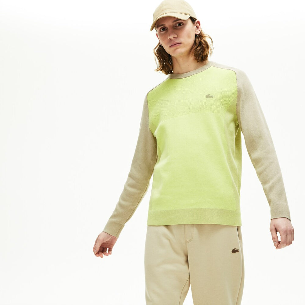 Motion Breathable Color-Block Sweater | Lacoste Mens