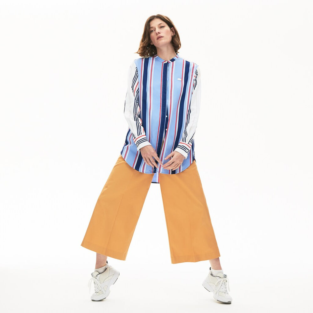 Wo Striped Long Flowing Shirt | Lacoste Womens