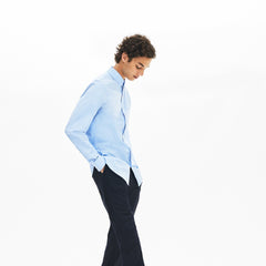 Slim-Fit Stretch Cotton Poplin Shirt | Lacoste Mens