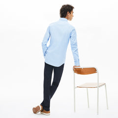 Slim-Fit Stretch Cotton Poplin Shirt | Lacoste Mens