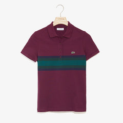Wo Color Block Stripe Polo | Lacoste Womens