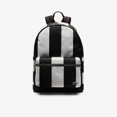 Lacoste LIVE Detachable Pouch Striped Backpack | Lacoste Mens