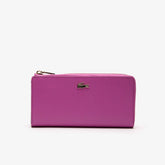 Wo Chantaco Piqué Leather 8-Card Zip Wallet | Lacoste Womens
